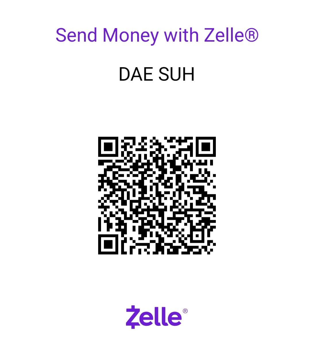Zelle QR Code